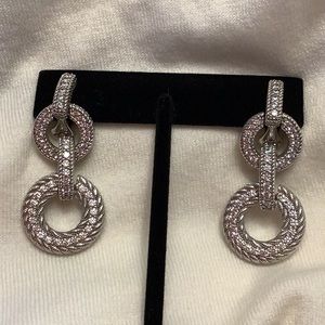 Stamped Judith Ripka, 925 CZ Thailand